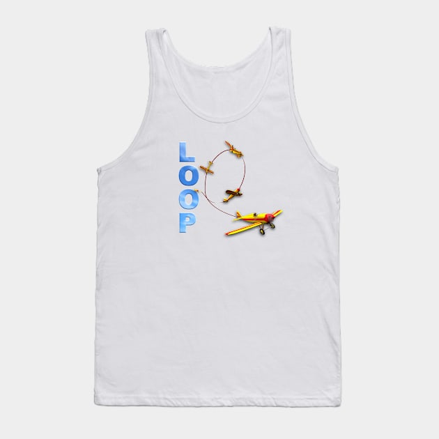 Aerobatic Flying Loop Tank Top by SeattleDesignCompany